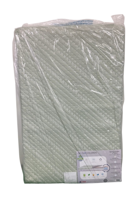 Shop Delta Children Spring Breeze Mini Mattress, Sage/White at GoodBuy Gear
