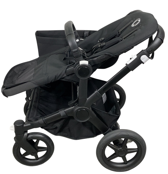 Shop Bugaboo Donkey 5 Mono Stroller, Black, Midnight Black, 2024, No Canopy at GoodBuy Gear