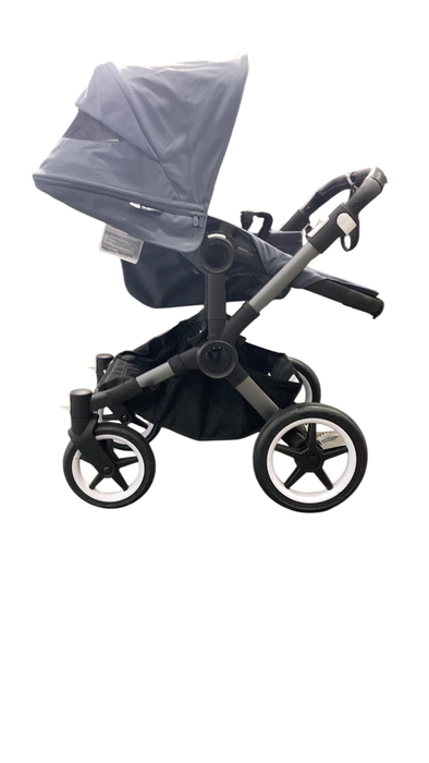 Shop Bugaboo Donkey 5 Mono Stroller, 2023, Graphite, Stormy Blue, Stormy Blue at GoodBuy Gear