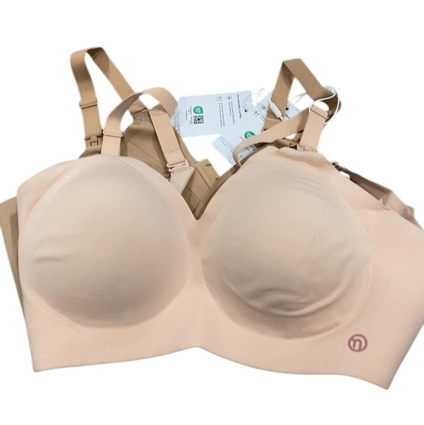 Shop Momcozy Ultra Soft & Omni Maternity Nursing Bra (2 Pack), XLarge, Oyster Pink/Maple Sugar at GoodBuy Gear