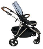 Shop Mockingbird Single to Double 2.0 Stroller, 2024, Silver With Penny Leather, Sky, Watercolor Drops at GoodBuy Gear