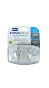 Shop Chicco PhysioForma Pacifiers 2-Pack, 0-6 Months, Crystal at GoodBuy Gear