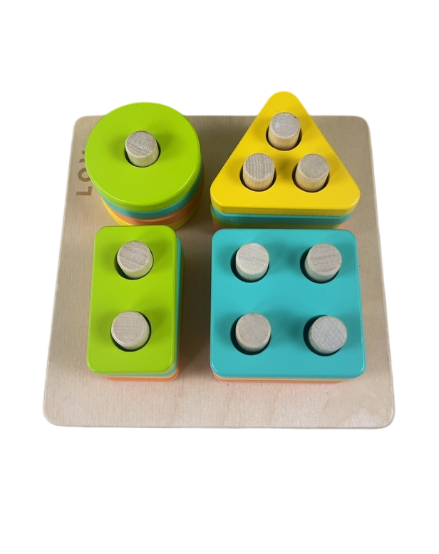Lovevery Sort and Stack Peg Puzzle - Gently Used — GoodBuy Gear