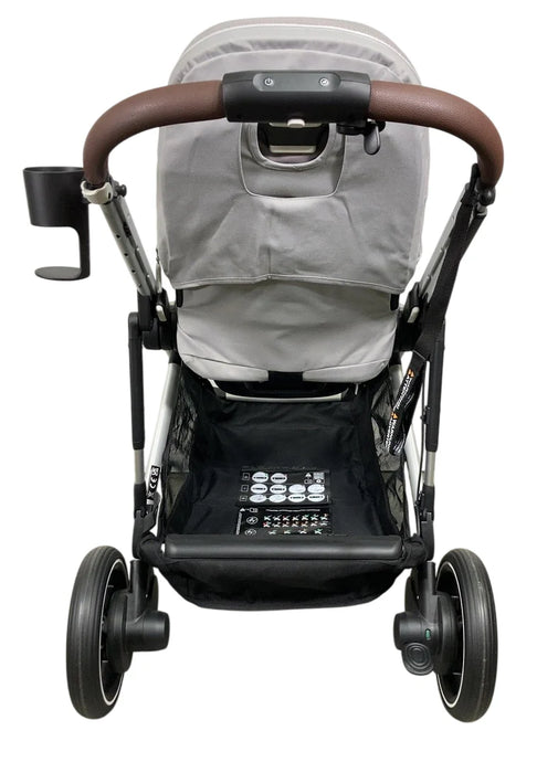 Cybex e-Gazelle S Stroller, 2024, Silver, Stone Grey