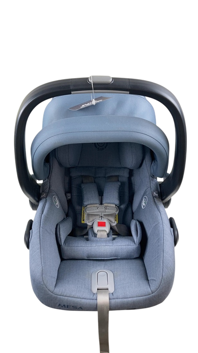 Shop UPPAbaby MESA V2 Infant Car Seat, 2023, Gregory (Blue Melange) at GoodBuy Gear