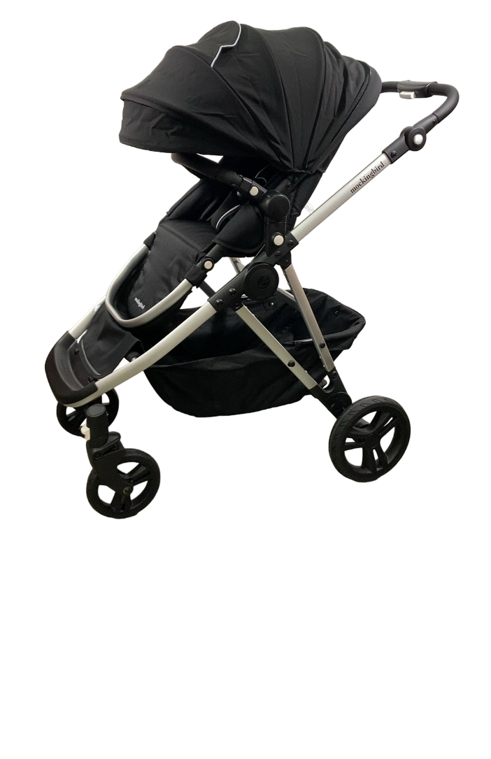 mockingbird car seat stroller Mockingbird Single to Double 2.0 Stroller, 2024, Black, Silver With Bl