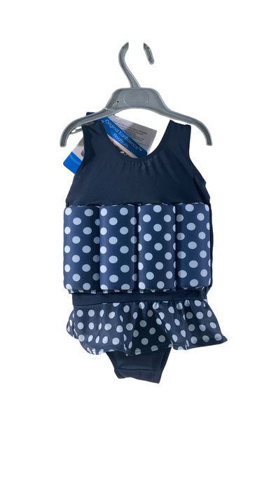 Shop Konfidence Floatsuit, 1-2yrs/X-Small, Navy Polka Dot at GoodBuy Gear