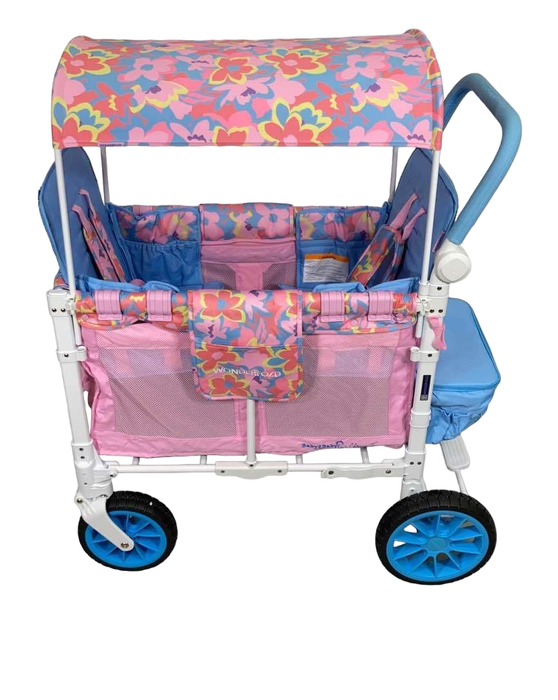 Wonderfold W2 Luxe Multifunctional Double Stroller Wagon, 2023, Petal Pop Limited Edition