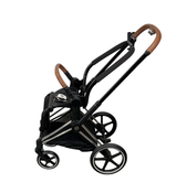 Shop Cybex PRIAM Stroller Frame And Seat, 2023, Chrome/Brown at GoodBuy Gear