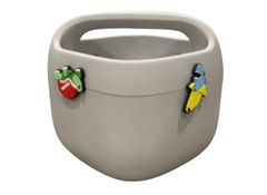 Shop Woom POP Kids' Bike Basket, Pebble Grey at GoodBuy Gear