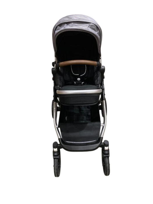 Shop Mockingbird Single to Double 2.0 Stroller, 2025, Heather Grey, Silver With Penny Leather, Solid Grey at GoodBuy Gear