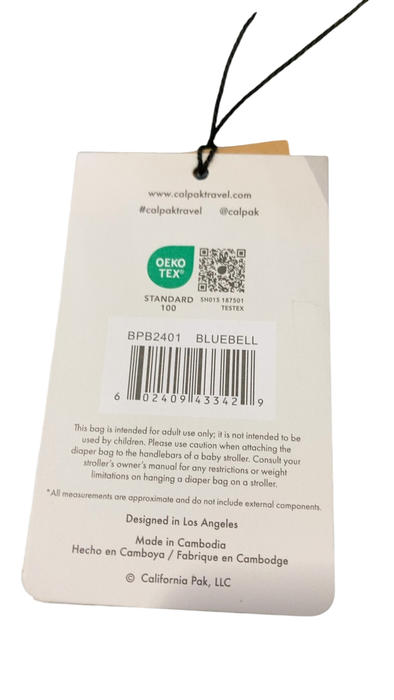 Shop Calpak Diaper Backpack with Laptop Sleeve, Bluebell HIDDEN REPLACEMENT FOR 362779 at GoodBuy Gear