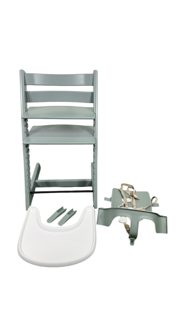stokke tripp trapp tray glacier green Stokke Tripp Trapp High Chair with Baby Set and Tray, Glacier Green, G