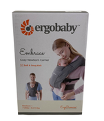 used Ergobaby Embrace Baby Carrier, Heather Grey