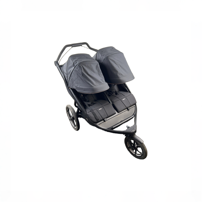 Shop Thule Urban Glide 3 Double Stroller, 2023, Black, Click In Buckle at GoodBuy Gear