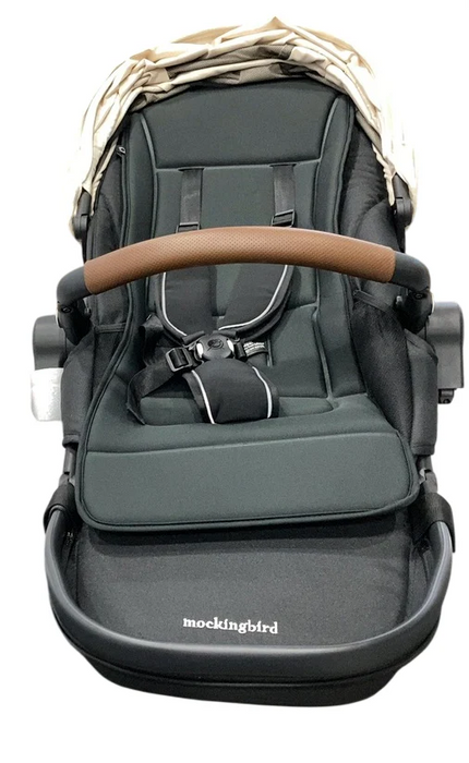 Shop Mockingbird 2nd Seat Kit 3.0, Charcoal with Penny Leather, Oatmeal Solid at GoodBuy Gear