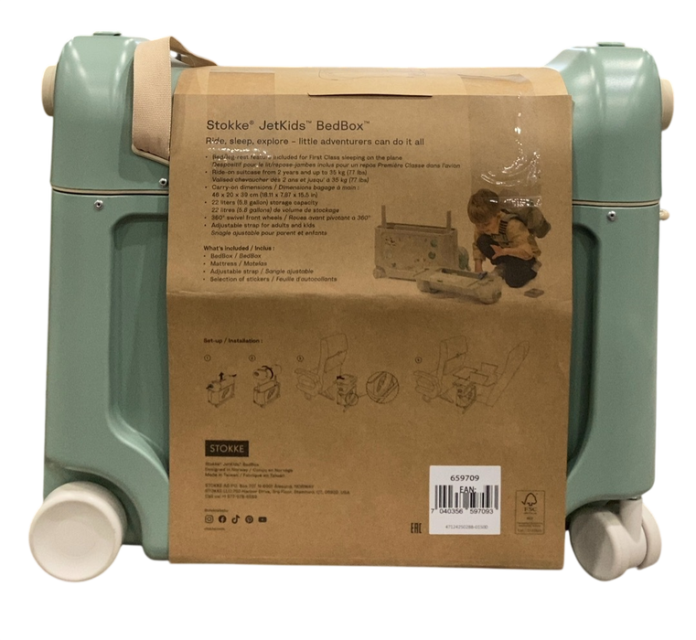 Shop Stokke JetKids BedBox, Iceberg Green at GoodBuy Gear