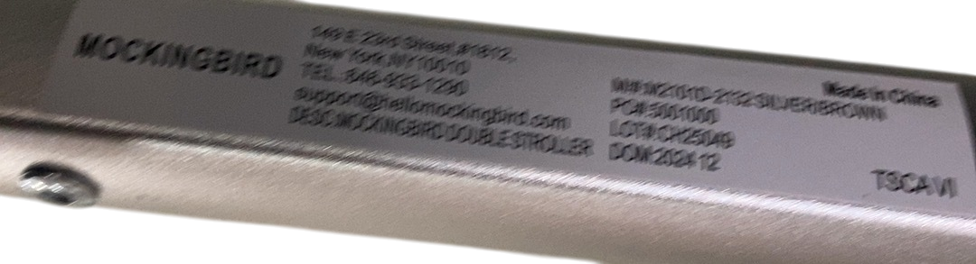 Shop Mockingbird Single to Double 2.0 Stroller, 2024, Black, Silver With Penny Leather, Watercolor Drops at GoodBuy Gear