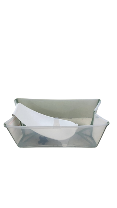 Shop Stokke Flexi Bath Bundle Pack, Regular, Transparent Green at GoodBuy Gear