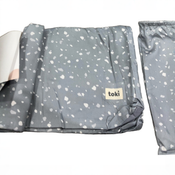 Shop DRAFT - Toki Kids Standard Mat Cover 40" x 40", Terrazo Slate at GoodBuy Gear