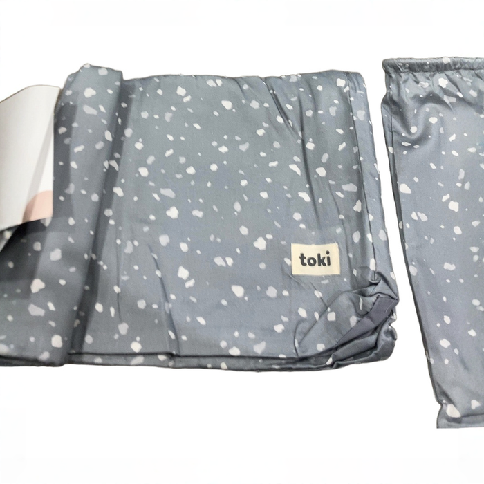 Shop DRAFT - Toki Kids Standard Mat Cover 40" x 40", Terrazo Slate at GoodBuy Gear