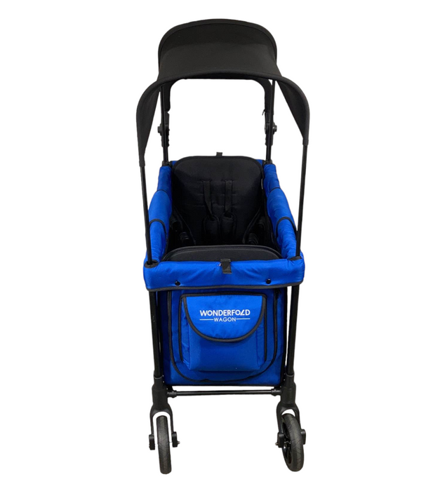 Wonderfold W2 Original Multifunctional Double Stroller Wagon, 2022, Blue