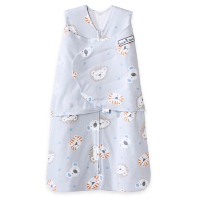 Halo SleepSack Swaddle, Small, Lions Tigers and Bears