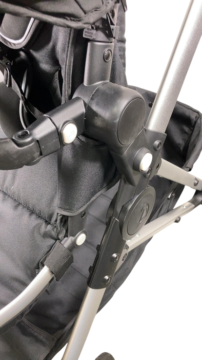 Shop Mockingbird Single to Double 2.0 Stroller, 2024, Black, Silver With Penny Leather, Windowpane at GoodBuy Gear