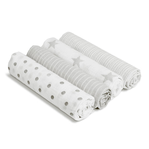Shop Aden + Anais Cotton Muslin Swaddles Pack of 4, Dusty at GoodBuy Gear