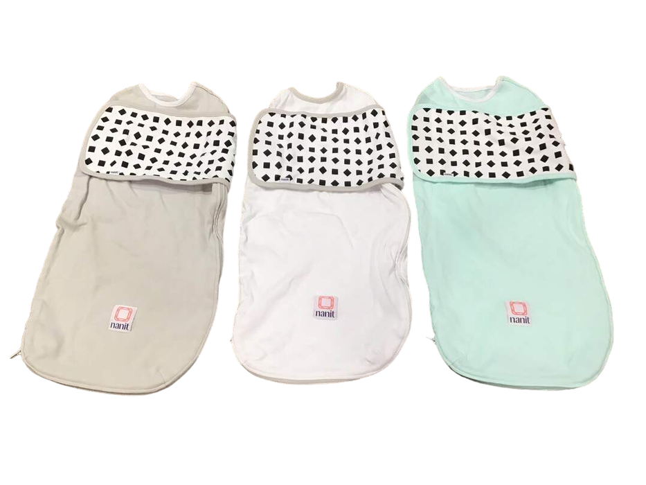 used Nanit Breathing Wear Swaddle 3 Pack