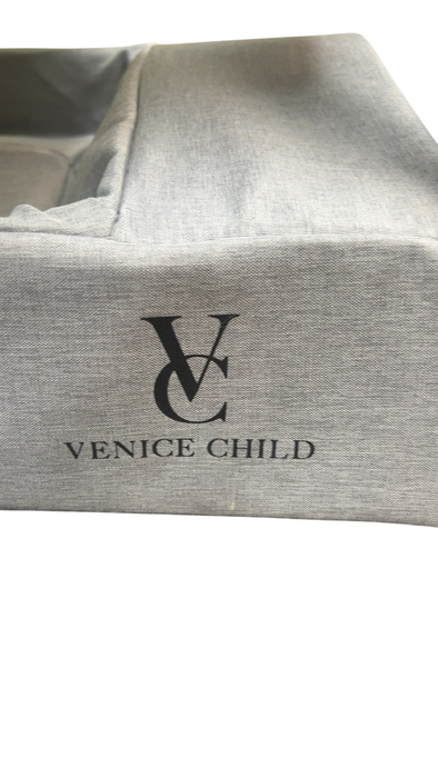 Shop Venice Child California Dreaming Portable Bedside Bassinet, Grey/Wood at GoodBuy Gear