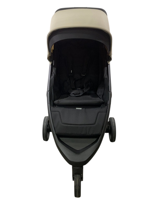 Shop Thule Spring Stroller, Black, 2024, Soft Beige at GoodBuy Gear