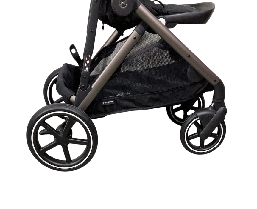 Shop Cybex Gazelle S Modular Stroller, 2023, Moon Black, Taupe Frame at GoodBuy Gear