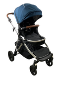 Shop Mockingbird Single to Double 2.0 Stroller, 2024, Sea, Silver With Penny Leather, Windowpane at GoodBuy Gear