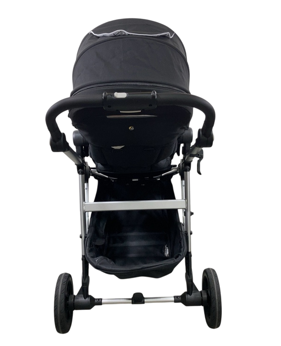 Mockingbird Single to Double 2.0 Stroller, Black, Windowpane, Silver With Black Leather, 2025