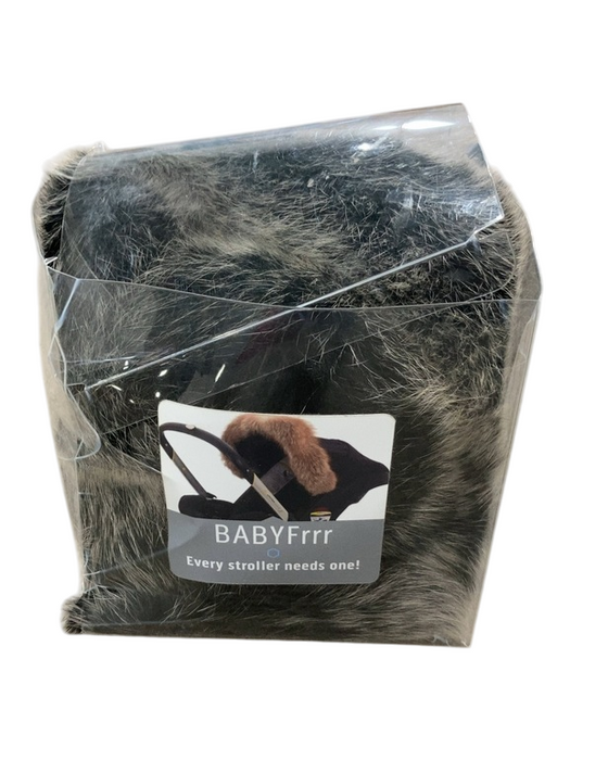 Shop BabyFrrr Faux Fur Stroller Hood Trim, Black/Tan at GoodBuy Gear