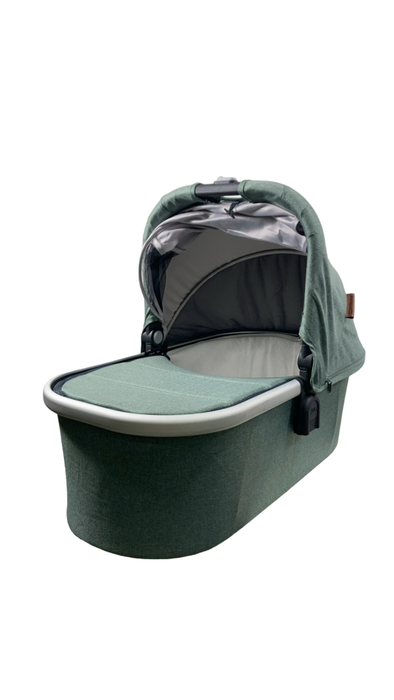 Shop UPPAbaby V2 Bassinet, Emmett (Green Melange) at GoodBuy Gear
