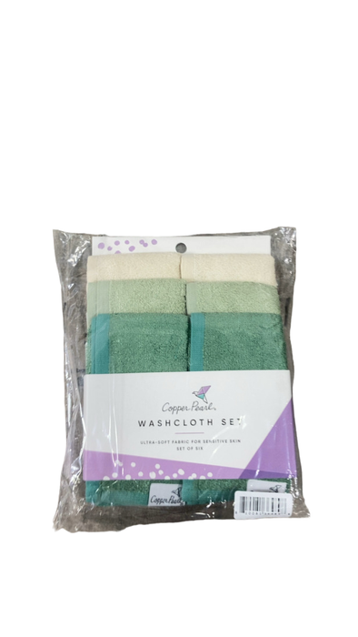 Shop Copper Pearl 6 Ultra Soft Washcloths, Haven at GoodBuy Gear