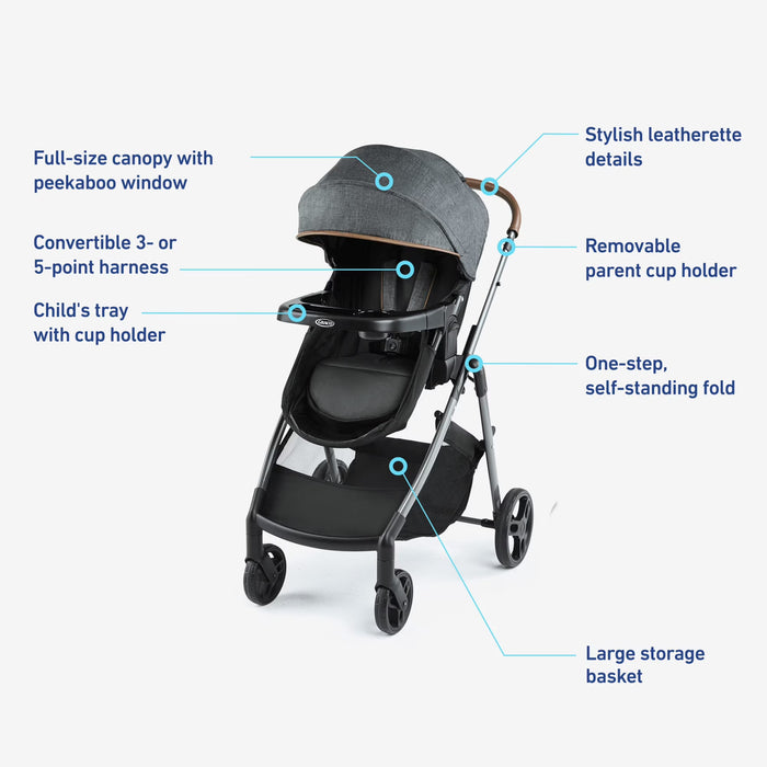 Graco Modes Trio Travel System, 2022, Hemlock