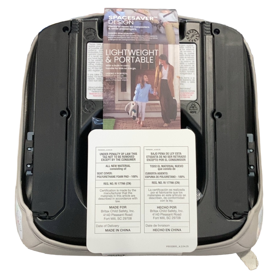 Britax UpNGo Click Backless Booster Car Seat, Parchment, 2026 - Open ...