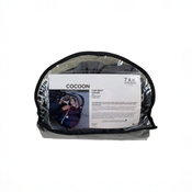 Shop 7 A.M. Enfant Tundra Car Seat Cocoon, Heather Grey Dark/Arctic Faux Fur at GoodBuy Gear
