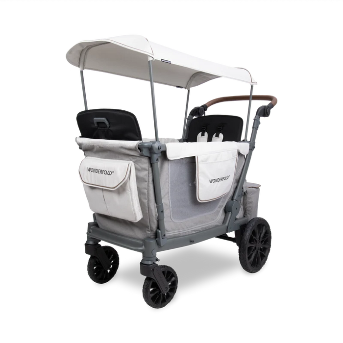 Wonderfold L Stroller Wagon, Grey, 2 Seater