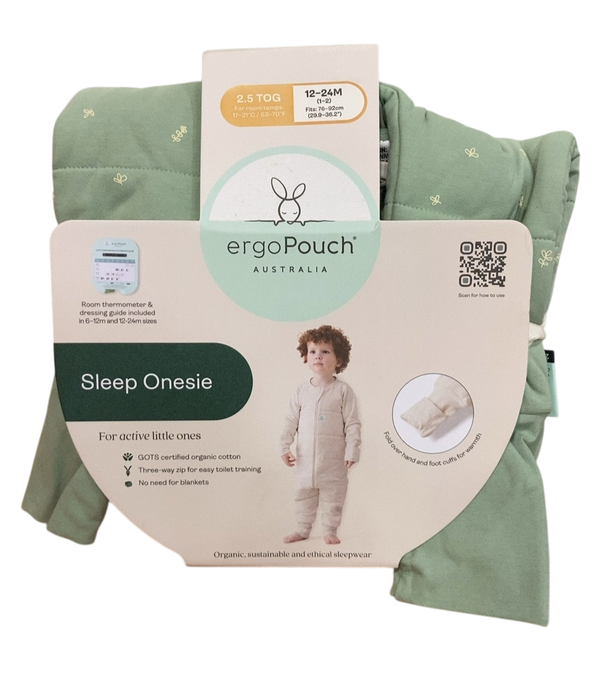 Shop ErgoPouch Sleep Onesie, 12-24 Months, Sage, 2.5 at GoodBuy Gear