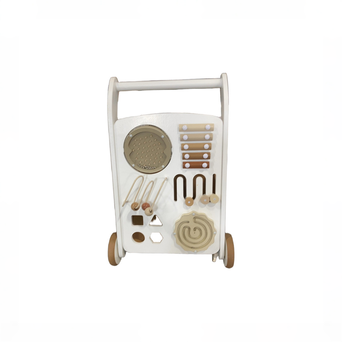 Shop Gathre Wooden Activity Walker with Blocks, Biscotti at GoodBuy Gear