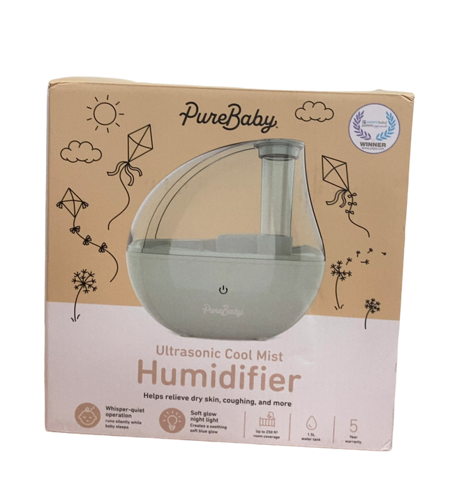 Shop Pure Enrichment PureBaby Ultrasonic Cool Mist Humidifier, Whisper Green at GoodBuy Gear