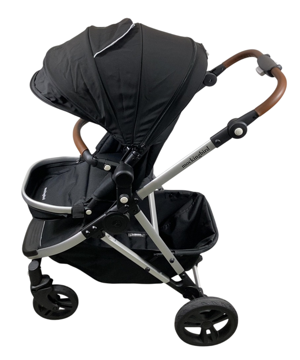 Shop Mockingbird Single 2.0 Stroller, Black, Windowpane, Silver With Penny Leather, 2024 at GoodBuy Gear
