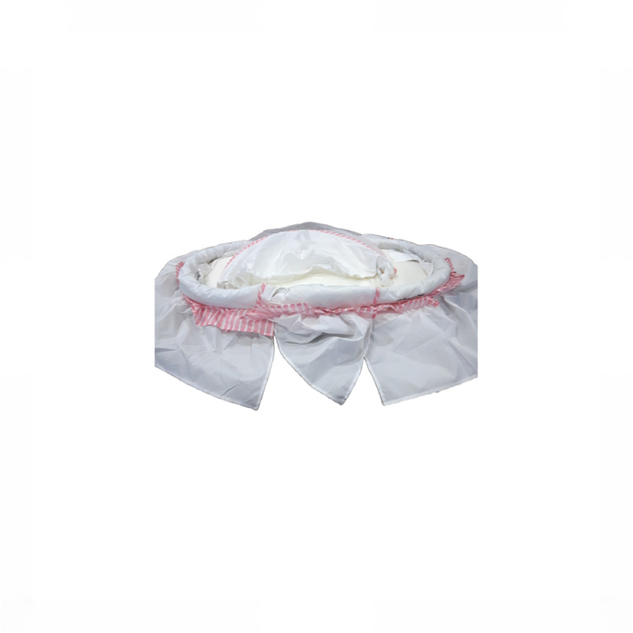 Shop Dream On Me Lacy Portable 2-in-1 Bassinet, Pink and White at GoodBuy Gear
