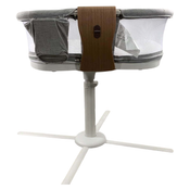 Shop Halo BassiNest Swivel Sleeper Luxe Series, Dove Grey Tweed at GoodBuy Gear