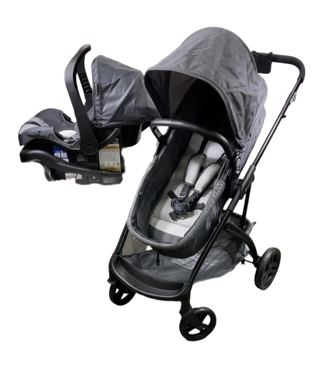 Baby Trend Sonar Switch 6-in-1 Modular Stroller Travel System, Desert