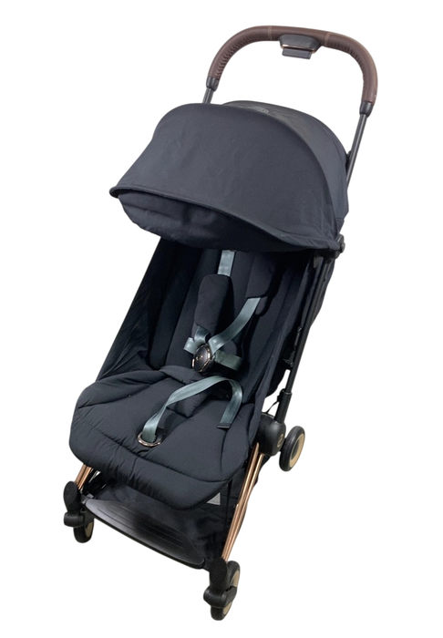 Shop Cybex Coya Stroller, 2023, Rose Gold, Sepia Black at GoodBuy Gear